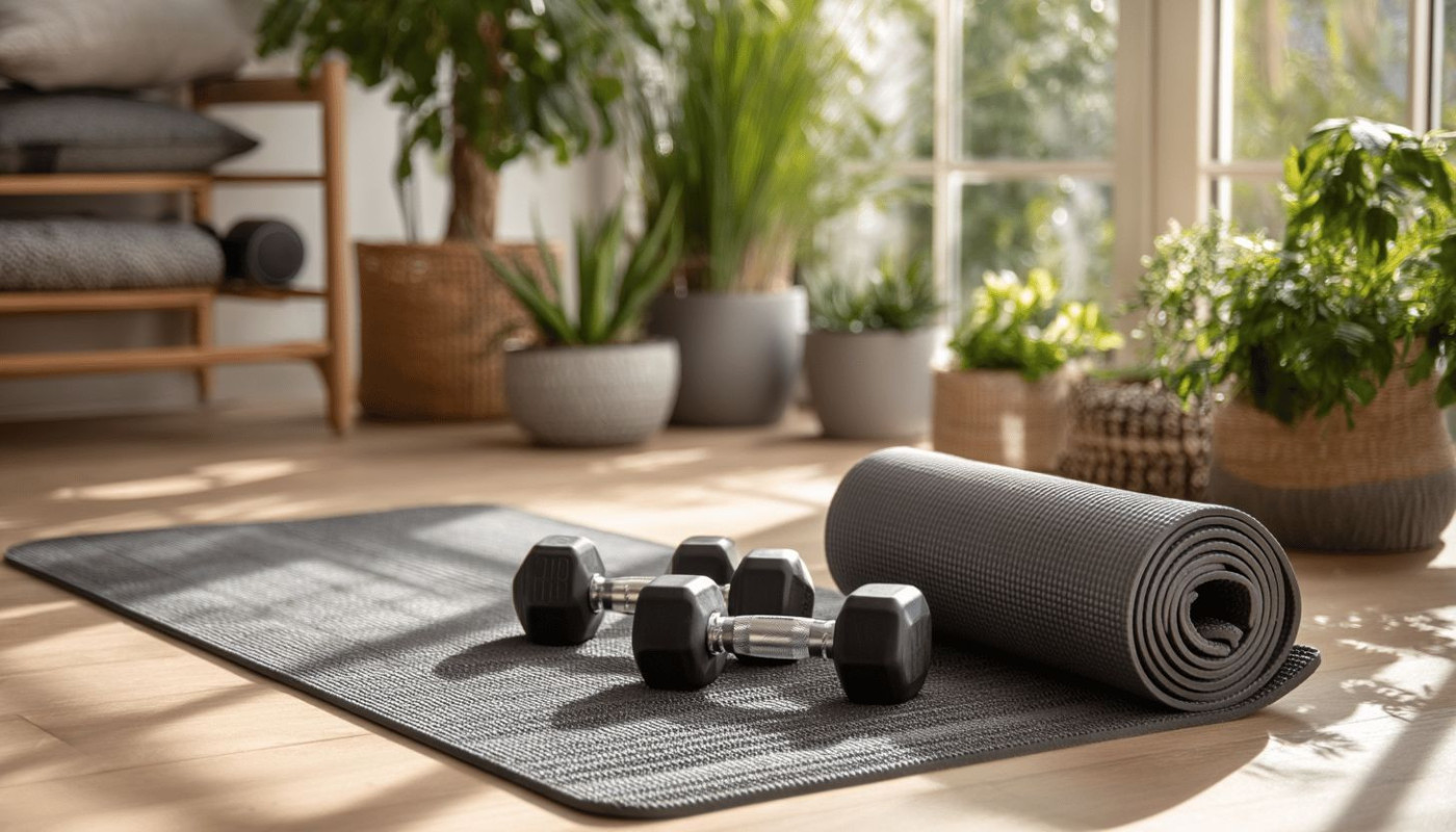 Entrenamiento HIIT en casa para principiantes optimizacion de espacio y tiempo